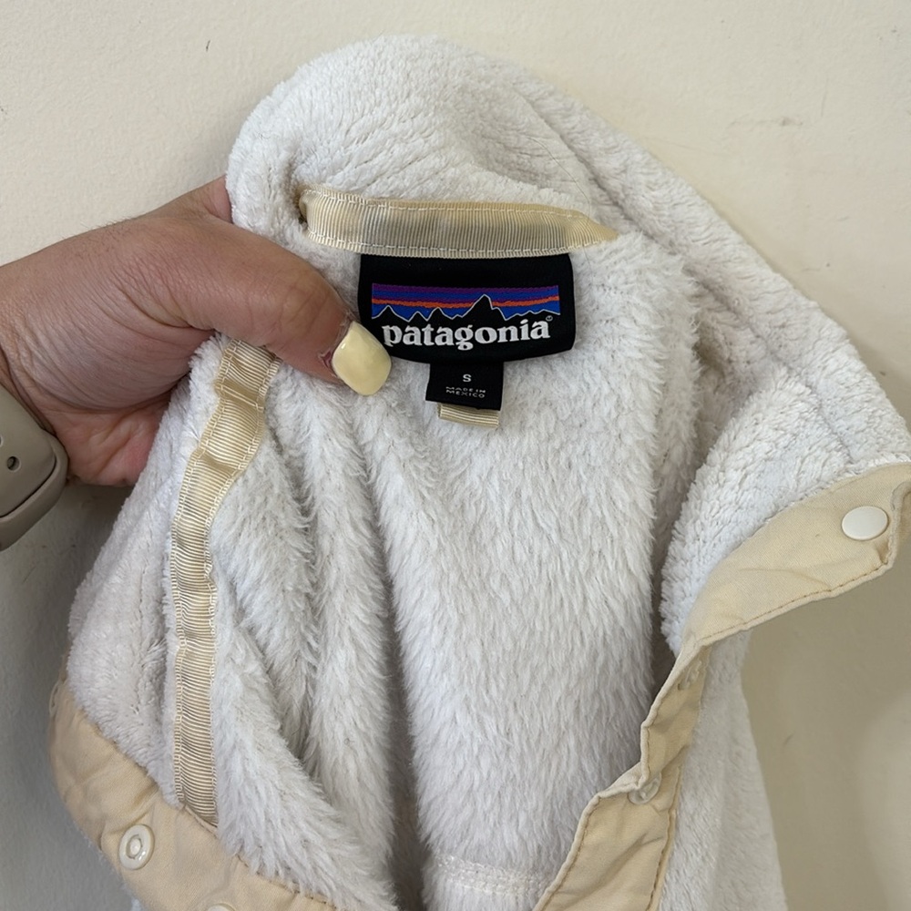 Patagonia Re-Tool Snap-T Pullover Raw Linen White X-Dye Size Small - Picture 9 of 10